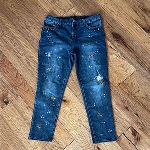 Super cute, hate to give away at this price, embellished jeans
